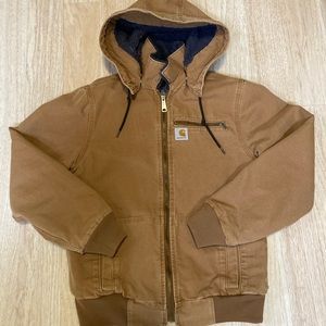 Carhartt Women’s shearling lined jacket. Size XS.